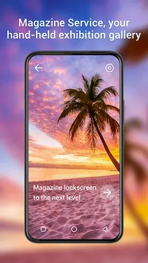 Скриншот 1 — Magazine Lockscreen XOS