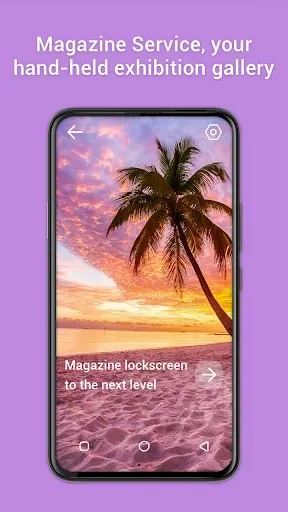 Скриншот 1 — Magazine Lockscreen