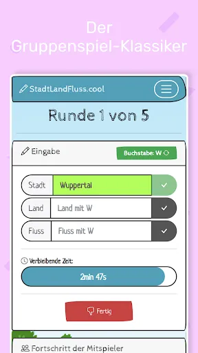 Скриншот 5 — Stadt Land Fluss | Mehrspieler