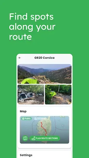 Скриншот 5 — TrekSpots | Tent camping map