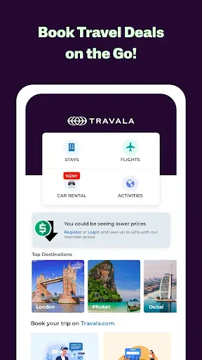 Скриншот 1 — Travala: Book Travel Deals