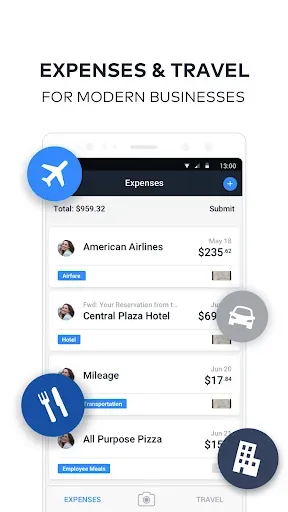 Скриншот 1 — TravelBank - Travel & Expenses