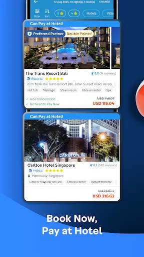 Скриншот 4 — Traveloka: Book Hotel & Flight