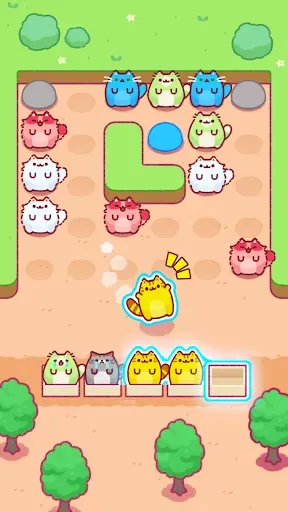 Скриншот 5 — Cat Block Jam: Healing Puzzle