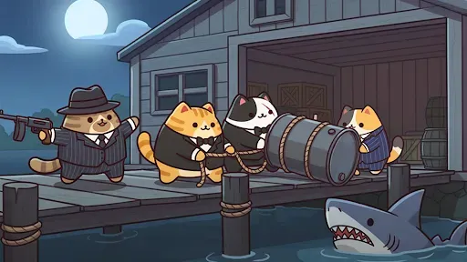 Скриншот 6 — Cat Mafia: Idle Tycoon Games