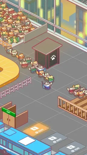Скриншот 3 — Office Cat: Тайкун Идл