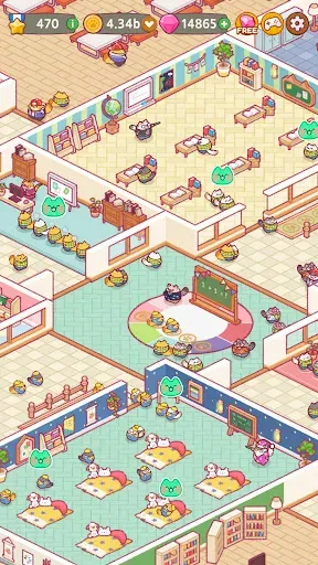 Скриншот 5 — Cat School: Idle Cute Tycoon