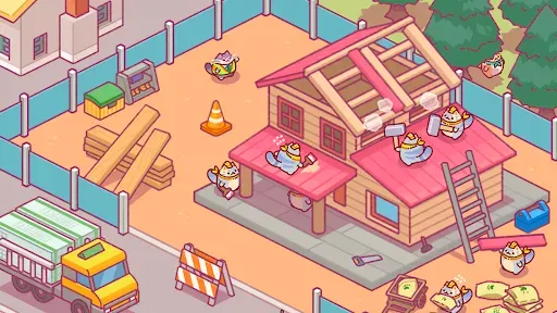 Скриншот 6 — Lumbercat: Cute Idle Tycoon