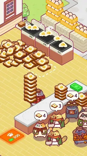 Скриншот 5 — Cat Snack Bar:кошки игры