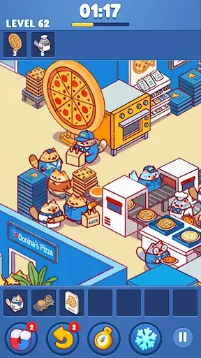 Скриншот 3 — Cat Snack Bar: Три в ряд