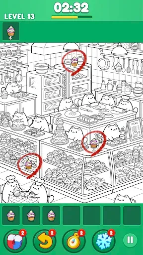 Скриншот 4 — Cat Snack Bar: Три в ряд