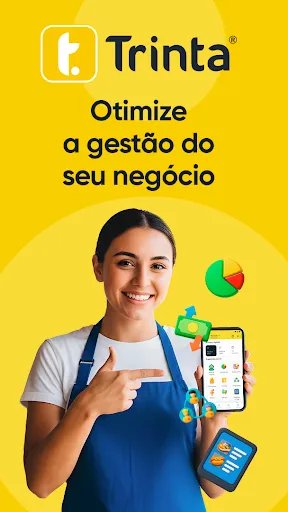 Скриншот 1 — Trinta - Gestão do seu negócio