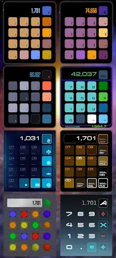 Скриншот 2 — Sci-Fi Calculator Widget