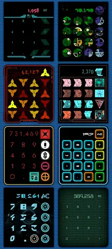Скриншот 3 — Sci-Fi Calculator Widget