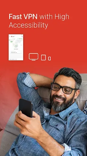 Скриншот 1 — Trend Micro VPN-Safe VPN Proxy