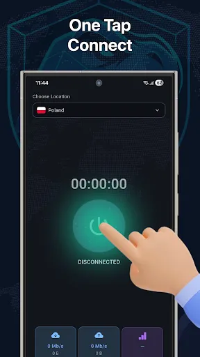 Скриншот 1 — T-Rex VPN - Secure VPN Client