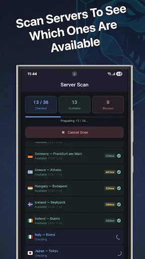 Скриншот 3 — T-Rex VPN - Secure VPN Client