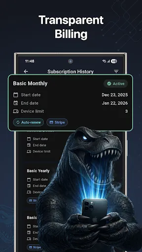 Скриншот 6 — T-Rex VPN - Secure VPN Client