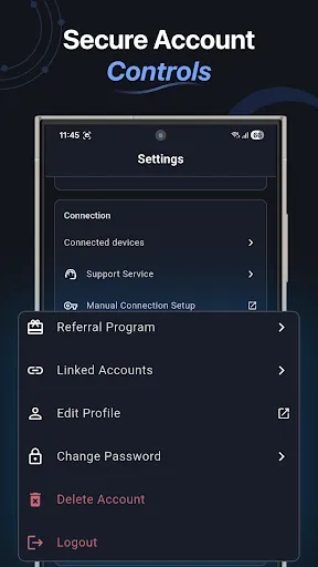 Скриншот 7 — T-Rex VPN - Secure VPN Client