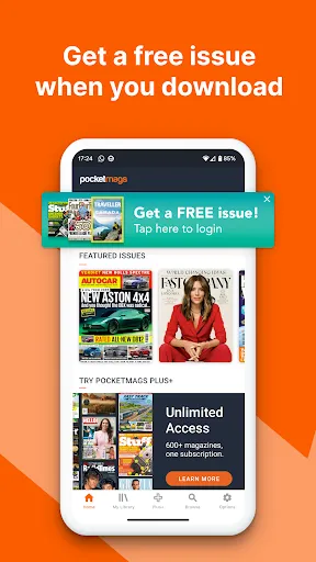 Скриншот 2 — Pocketmags Magazine Newsstand