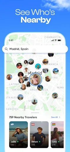 Скриншот 4 — TripBFF - Solo Travel Friends