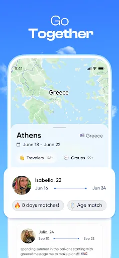 Скриншот 5 — TripBFF - Solo Travel Friends