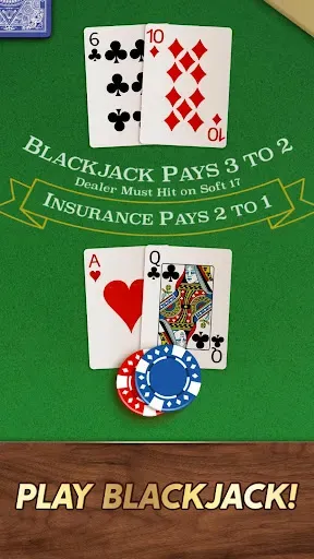 Скриншот 1 — Blackjack