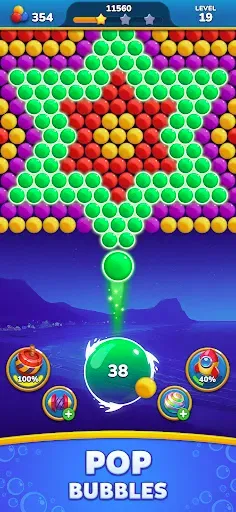 Скриншот 1 — BubbleGo - Pop Shooter