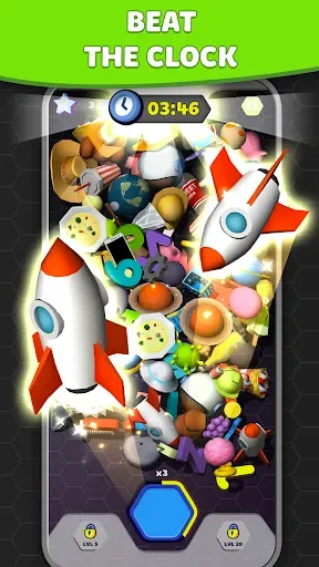 Скриншот 8 — Duplica 3D Match Sort Puzzle