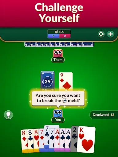 Скриншот 7 — Gin Rummy: Классическая карта