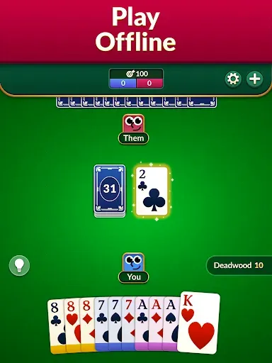 Скриншот 8 — Gin Rummy: Классическая карта