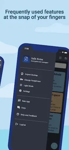 Скриншот 3 — Safe Notes - Encrypted Notepad