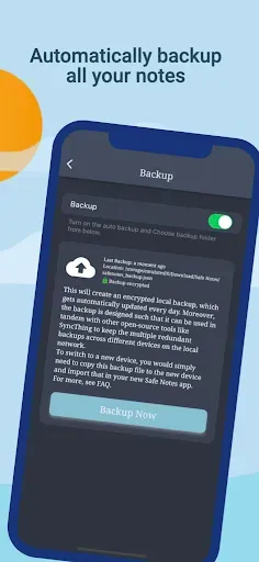 Скриншот 5 — Safe Notes - Encrypted Notepad