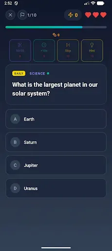 Скриншот 2 — Trivia Arena: AI quiz battles