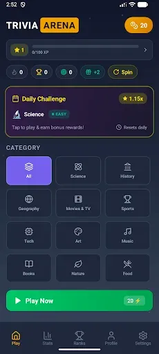 Скриншот 7 — Trivia Arena: AI quiz battles