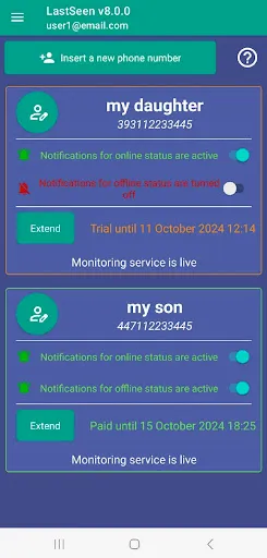 Скриншот 3 — LastSeen Online Chat Tracker