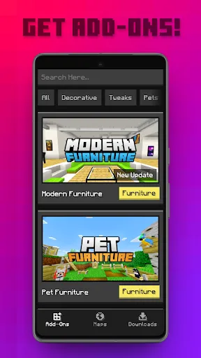 Скриншот 7 — Furniture Add-on For Minecraft