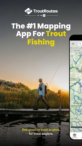 Скриншот 1 — TroutRoutes: Trout Fishing App