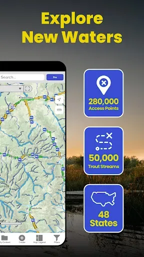 Скриншот 2 — TroutRoutes: Trout Fishing App