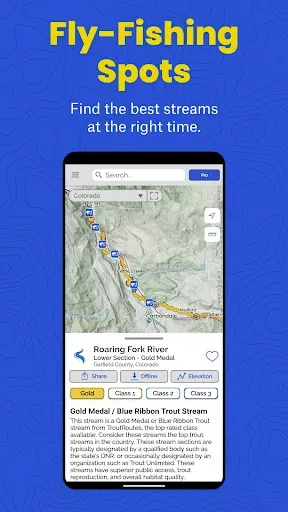 Скриншот 3 — TroutRoutes: Trout Fishing App