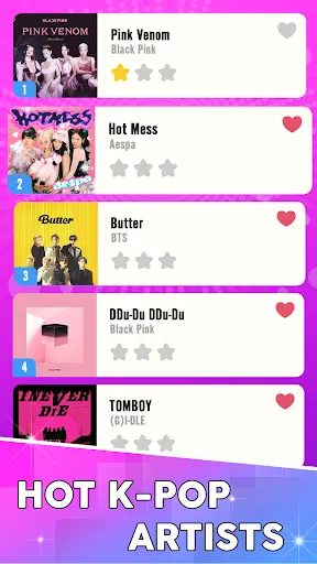Скриншот 4 — Pink Piano Tiles : Music Kpop