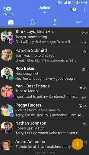 Скриншот 4 — Почта Email - TypeApp Mail
