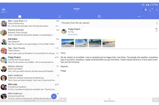 Скриншот 5 — Почта Email - TypeApp Mail