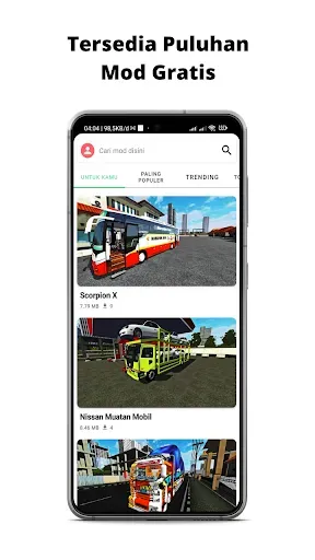 Скриншот 2 — Mod BUSSID Truk Canter Tawakal