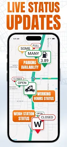 Скриншот 4 — Trucker Guide: Truck GPS Maps