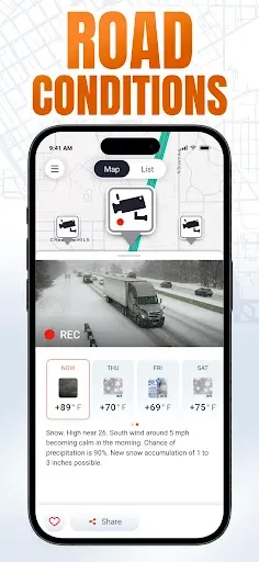 Скриншот 5 — Trucker Guide: Truck GPS Maps