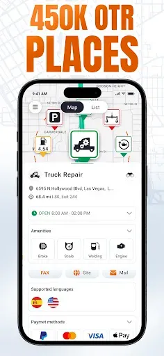 Скриншот 6 — Trucker Guide: Truck GPS Maps