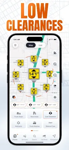 Скриншот 7 — Trucker Guide: Truck GPS Maps