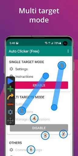 Скриншот 3 — Auto Clicker - Automatic tap