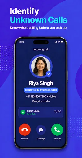 Скриншот 2 — Caller ID: Trusted Call & SMS